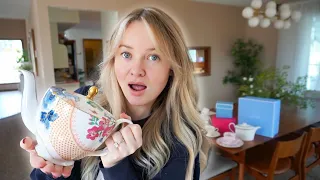 MY TEAWARE COLLECTION 🫖 Wedgwood, Royal Albert, Amazon, Fine China | daily vlog #193