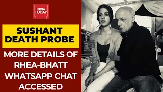 Mahesh Bhatt Asked Rhea To Call Him On The Day Sushant Died; New WhatsApp Chat Details Accessed
