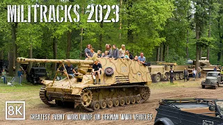 Militracks Overloon The Greatest Event Wolrdwide on German WWII Vehicles 2023 8K