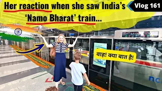 Craziest 'Namo Bharat' train experience in INDIA 😂 | Karolina vlogs with Anurag