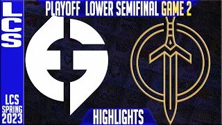 EG vs GG Highlights Game 2 LCS Spring 2023 Playoffs Lower Semifinal Evil Geniuses vs Golden Guardian