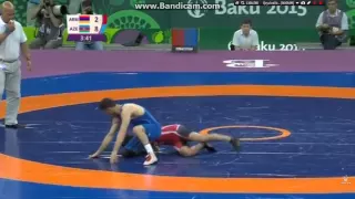 Baku 2015 AZE:Yashar Aliyev (w) 10-6 ARM:Garik Barseghyan