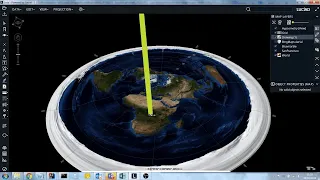 Visualizing a Flat Earth with Luciad Portfolio