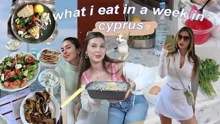 what i eat in a week in CYPRUS 🇨🇾 🌊🍋