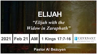 1 Kings 7:7-16 "Elijah with the Widow of Zarephath"