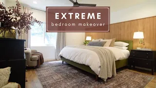 BEDROOM MAKEOVER ON A BUDGET / Extreme DIY Room Makeover / Bedroom Transformation / Room Tour 2021