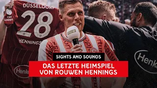 INSIDE | Das letzte Heimspiel von Rouwen Hennings | Fortuna Düsseldorf | "Sights and Sounds"