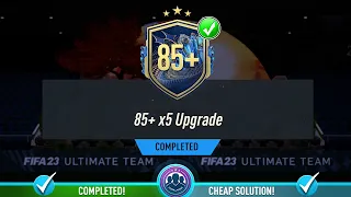 New 85+ x5 Upgrade SBC Pack Opened! - Cheap Solution & Tips - Fifa 23