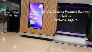 Air New Zealand Premium Economy Check-in | Auckland Airport