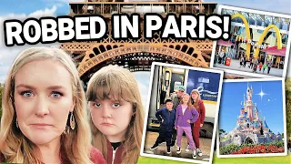 PICKPOCKETED in PARIS! Eurostar w/ KIDS, Trying McDonald’s in FRANCE + House Tour & Grocery Haul