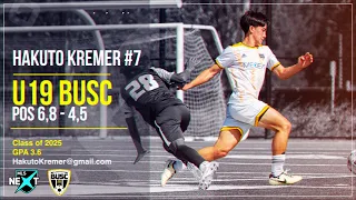 Hakuto Kremer #7 BUSC MLSNext April/May Soccer Highlight Reel