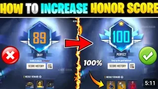 Honor score 🔵 problem ❗ with solution।              101% real trick❗how to encrige honor score ❓