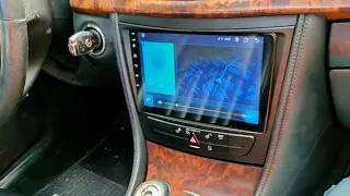 radio android de aliexpress para mercedes con fibra óptica válido para cls w219 2005 y más como w211