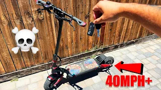 THIS ELECTRIC SCOOTER IS DANGEROUSLY FAST - 40MPH+ DUAL MOTOR VARLA ONE