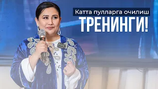 Катта пулларга очилиш тренингидан лавҳалар!