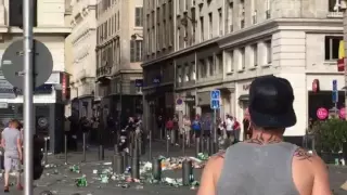 Беспорядки в Марселе во время футбольного матча Россия-Англия