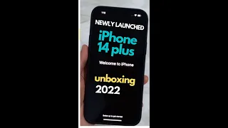 iPhone 14 Plus 2022 #iphone14plus #iphone14max #unboxingvideo #shorts