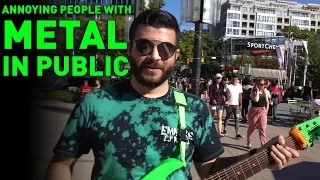 Annoying People With Metal In Public (Djent Busking)