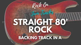 A Minor Rock Backing Track