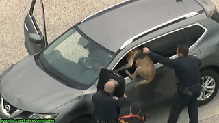 K-9 helps subdue suspect after police chase in Ontario | December 24, 2020