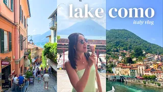 LAKE COMO travel vlog | one day trip itinerary, how to get there, costs of everything & more 🇮🇹