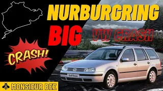 NURBURGRING Heavy VolksWagen Golf Variant Crash