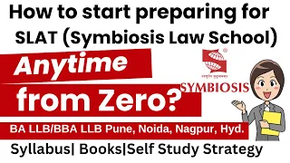 How to prepare for SLAT from Zero 2025|Symbiosis Law Entrance Preparation Strategy, Topics, Pattern