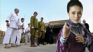 Kung Fu Movie | Prisoners was massacred! Kung Fu girl defeated 5 Japanese masters in anger.