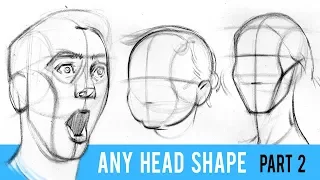 Draw ANY Head Type with the Loomis Method - Part 2