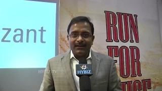 Ramesh kaza of Reliance 10k Run Hyderabad-Hybiz.tv