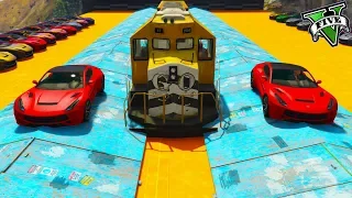 GTA 5 ONLINE 🐷 TRENO VS AUTO !! 🐷 LTS 🐷N*324🐷 GTA 5 ITA 🐷 DAJE !!!!!!!