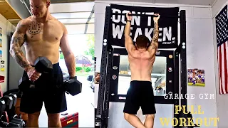 Pull Workout// GARAGE GYM TRAINING