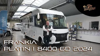 Der Frankia Platin I 8400 GD 2024 Luxus pur auf 6 Räder, auf Mercedes-Sprinter-Basis