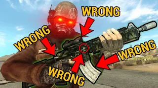 Everything WRONG With The Guns In Fallout New Vegas (All Long Guns)