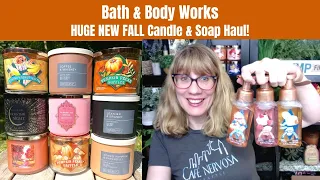 Bath & Body Works HUGE NEW FALL Candle & Soap Haul!