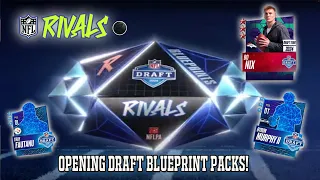 NFL RIVALS!: Opening DRAFT BLUEPRINT PACKS!