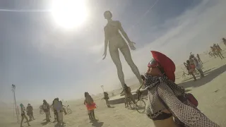 Burning Man 2015, GoPro Unedited Footage, Nevada Desert