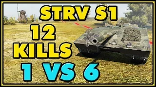 World of Tanks | Strv S1 - 12 Kills - 6.2K Damage