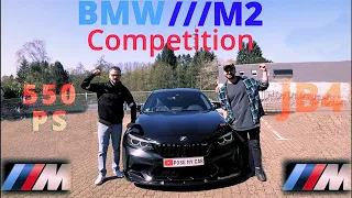 BMW ///M2 Competition JB4 550 PS Ein Beast | Test | Vergleich zu ///M4 |   0-100 | Soundcheck