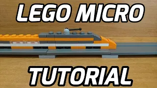 Build a LEGO Micro Train! - TGV Locomotive Tutorial