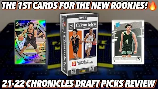 THE 1ST CARDS FOR THE NEW ROOKIES!🔥 | 2021-22 Panini Chronicles Draft Picks Basketball Hobby Review
