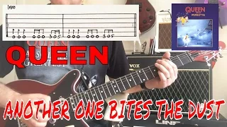 Another One Bites The Dust - Queen Live Wembley 86 - Play Along (Guitar Tab)