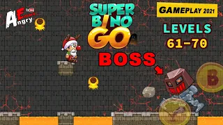 Super Bino Go - Levels 61-70 + BOSS / Gameplay Walkthrough (Android Game)