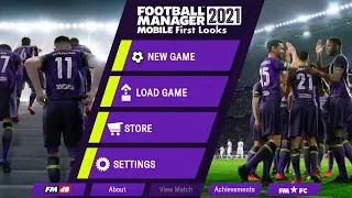 FIRST LOOKS AT FOOTBALL MANAGER 2021 MOBILE