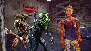 DBD | Survivor Gameplay vs Xenomorph & Huntress & Deathslinger (No Commentary)