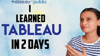 Learn TABLEAU in 2 days | Free | Data Analyst