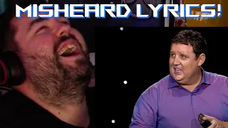 Peter Kay - Misheard Lyrics REACTION for the first time ever!
