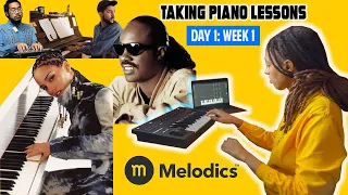 LEARNING HOW TO PLAY THE KEYS with Melodics