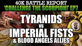 Tyranids vs Imperial Fists Warhammer 40K Battle Report CTS7: BOLTER GUNLINE! 1500pts | HD