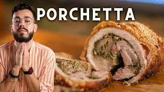 a LESSON about CRISPY PORCHETTA!